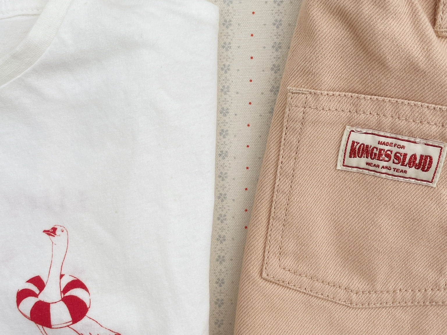 Konges Sløjd A/S JERSEY T-SHIRTS off white/lifeguard service