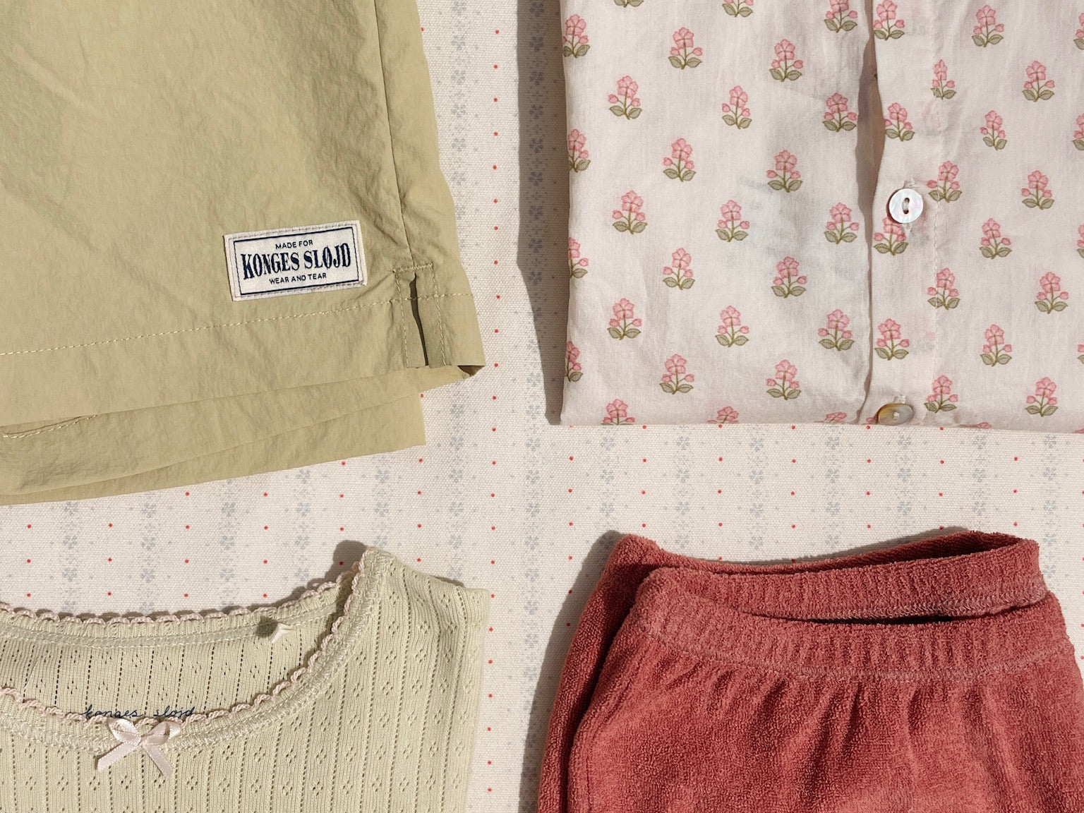 Konges Sløjd A/S JERSEY T-SHIRTS green haze