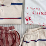 Konges Sløjd A/S JERSEY T-SHIRTS off white/lifeguard service