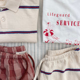 Konges Sløjd A/S JERSEY T-SHIRTS off white/lifeguard service