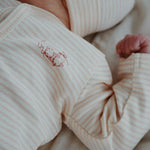 Konges Sløjd A/S Onesies tea stripe cameo