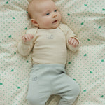 Konges Sløjd A/S JERSEY PANTS buttercream/pearl blue