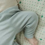 Konges Sløjd A/S JERSEY PANTS buttercream/pearl blue