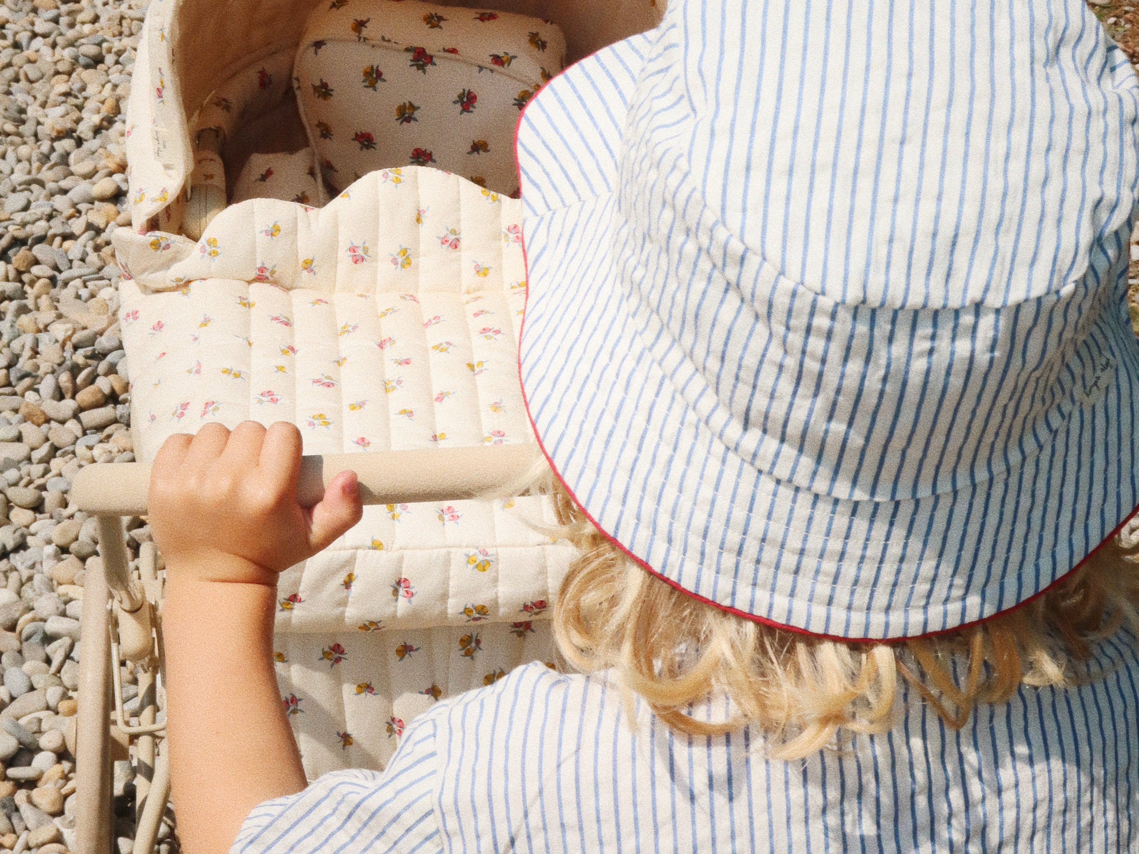 Konges Sløjd A/S Geweven Shirts Met Korte Mouwen stripe bluie