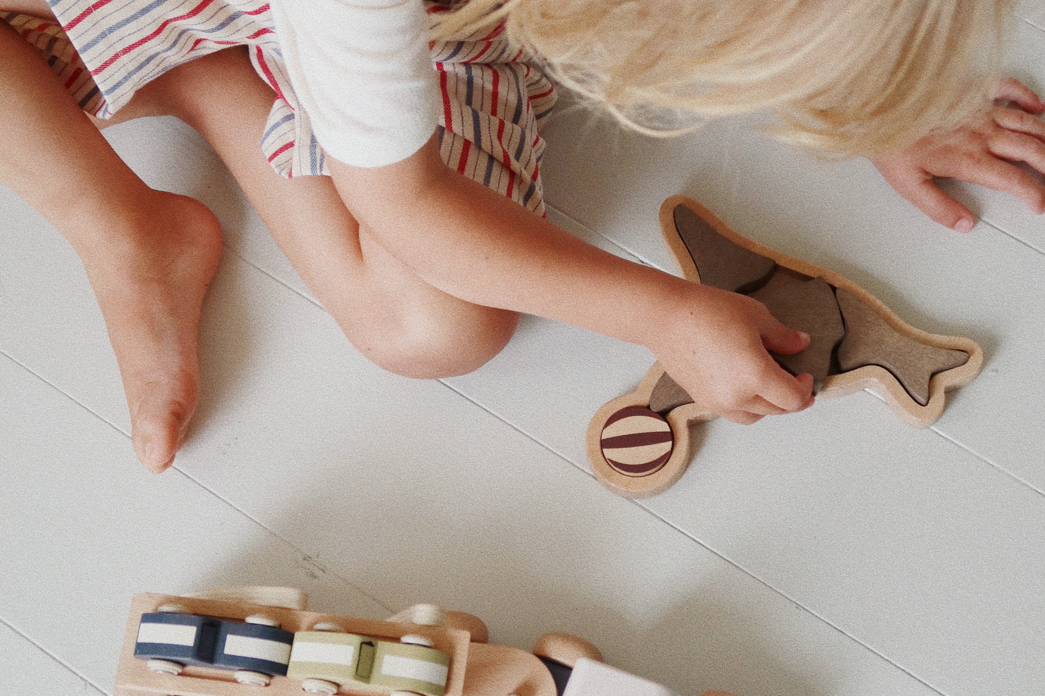 Konges Sløjd A/S Geweven Shorts En Pofbroeken antique stripe