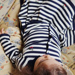 Konges Sløjd A/S Gebreide Cardigans navy stripe