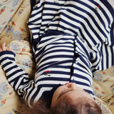 Konges Sløjd A/S Gebreide Cardigans navy stripe