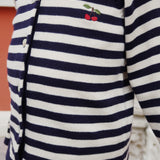 Konges Sløjd A/S Gebreide Cardigans navy stripe