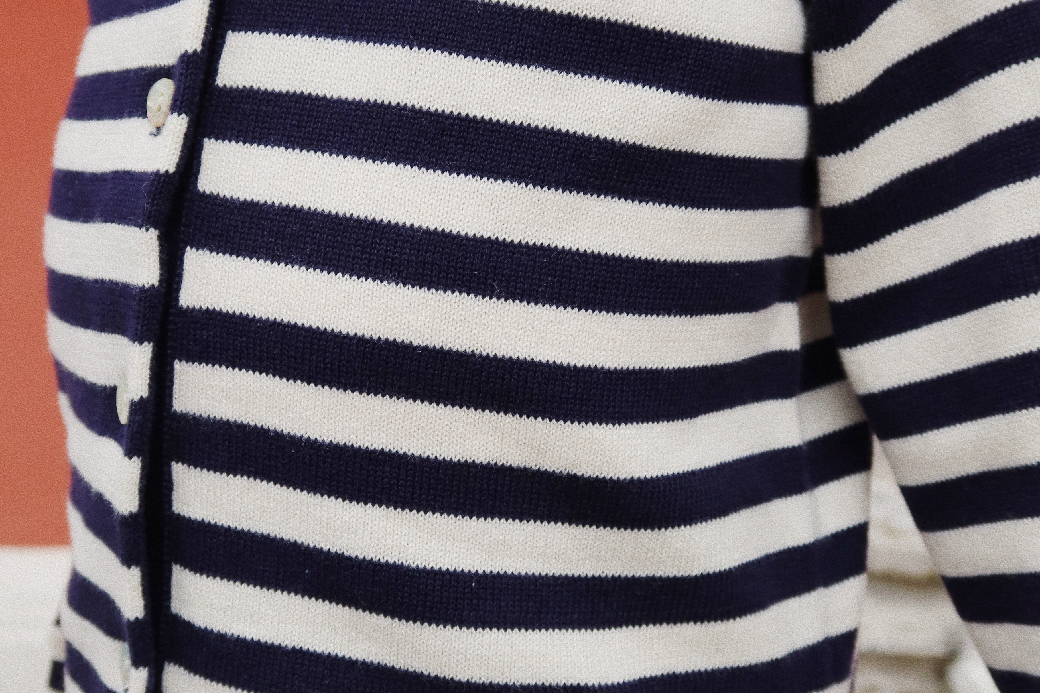 Konges Sløjd A/S Gebreide Cardigans navy stripe