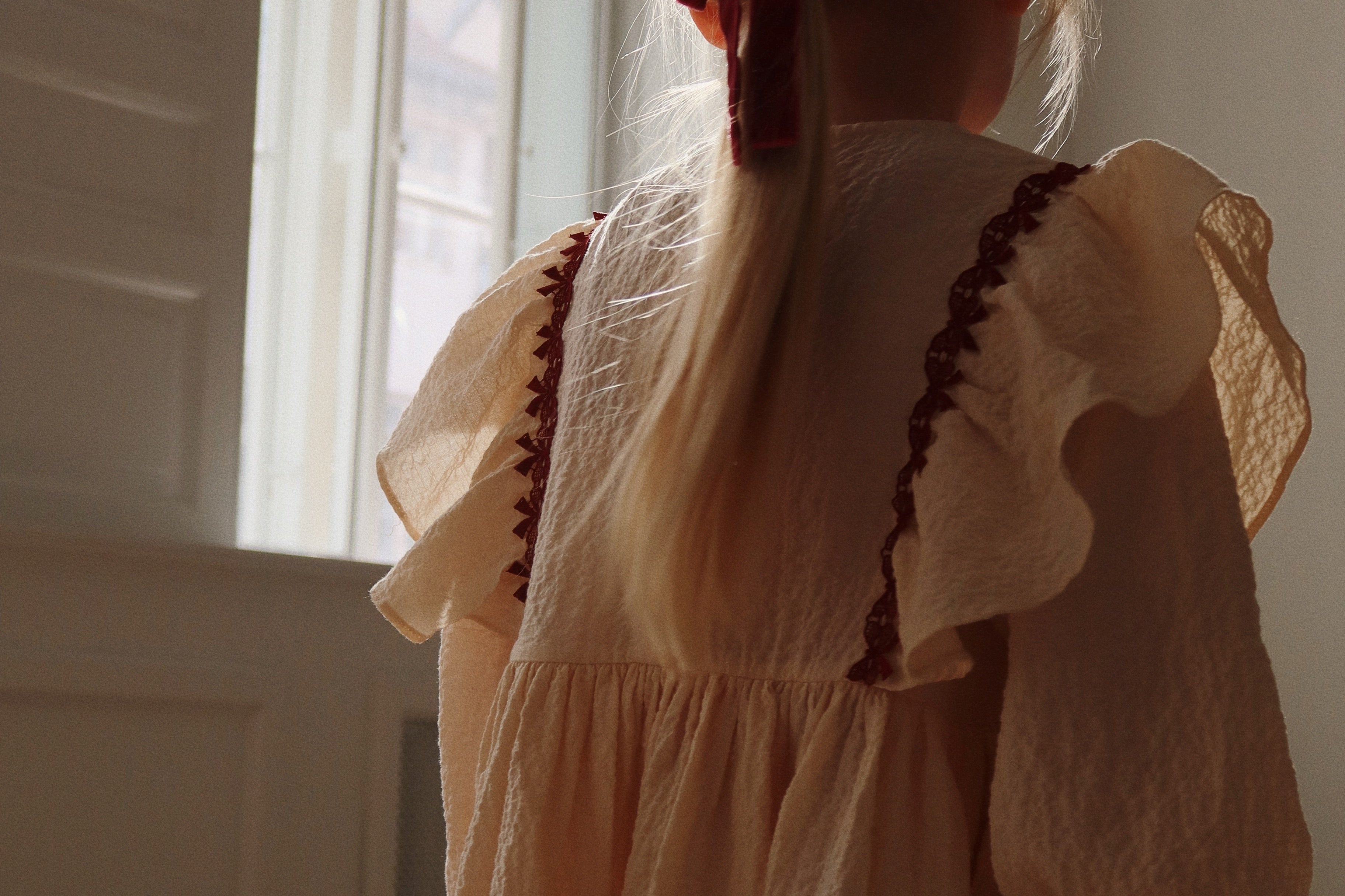 Konges Sløjd A/S WOVEN DRESSES buttercream