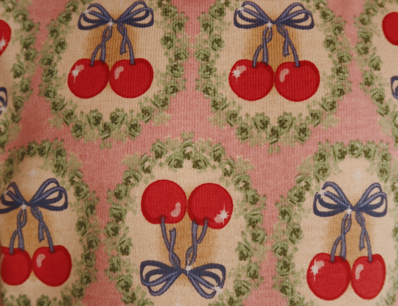 Konges Sløjd A/S JERSEY DRESSES cherry bow