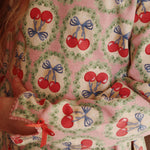 Konges Sløjd A/S Jersey Jurken cherry bow
