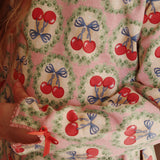 Konges Sløjd A/S Jersey Jurken cherry bow