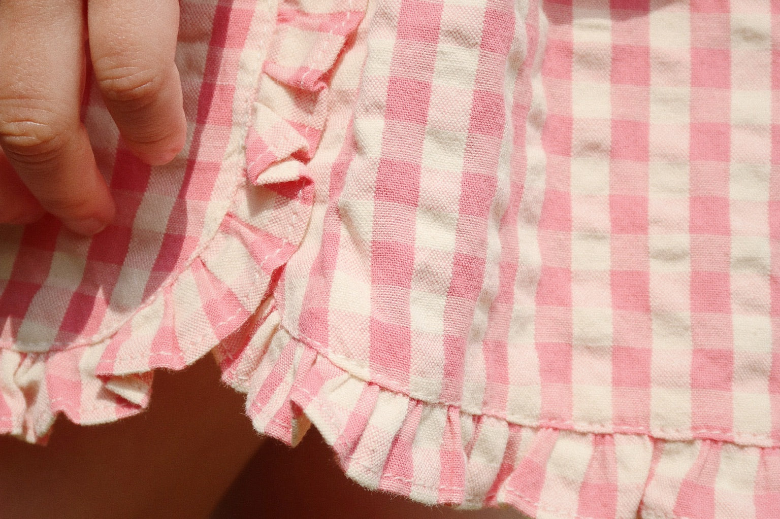 Konges Sløjd A/S Geweven Shorts En Pofbroeken flamingo plume check