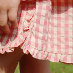 Konges Sløjd A/S Geweven Shorts En Pofbroeken flamingo plume check
