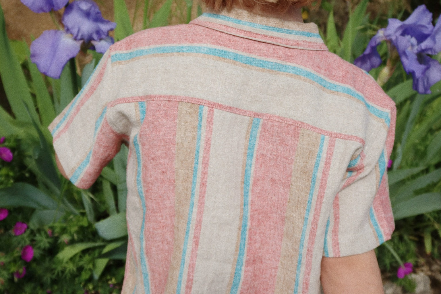 Konges Sløjd A/S Geweven Shirts Met Korte Mouwen stan stripe