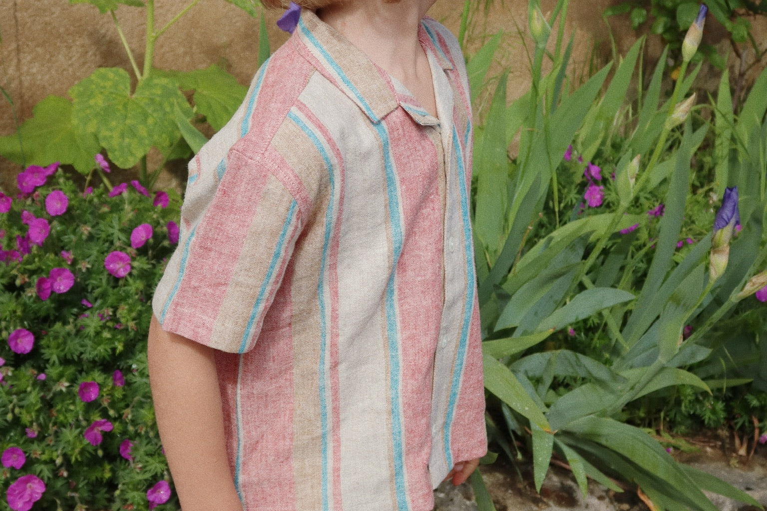 Konges Sløjd A/S Geweven Shirts Met Korte Mouwen stan stripe