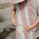 Konges Sløjd A/S Geweven Shirts Met Korte Mouwen stan stripe
