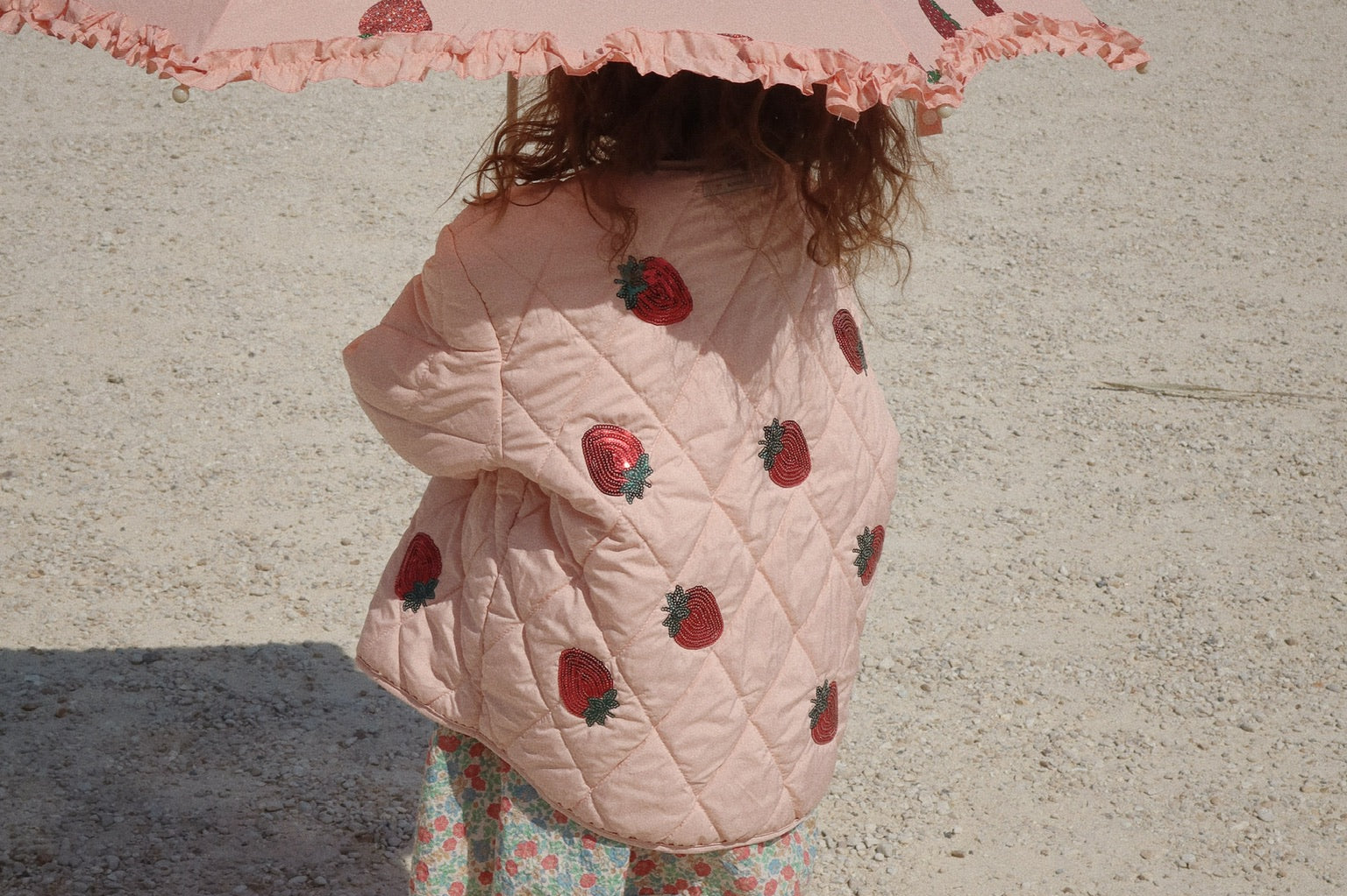 Konges Sløjd A/S Paraplu'S strawberry glitter