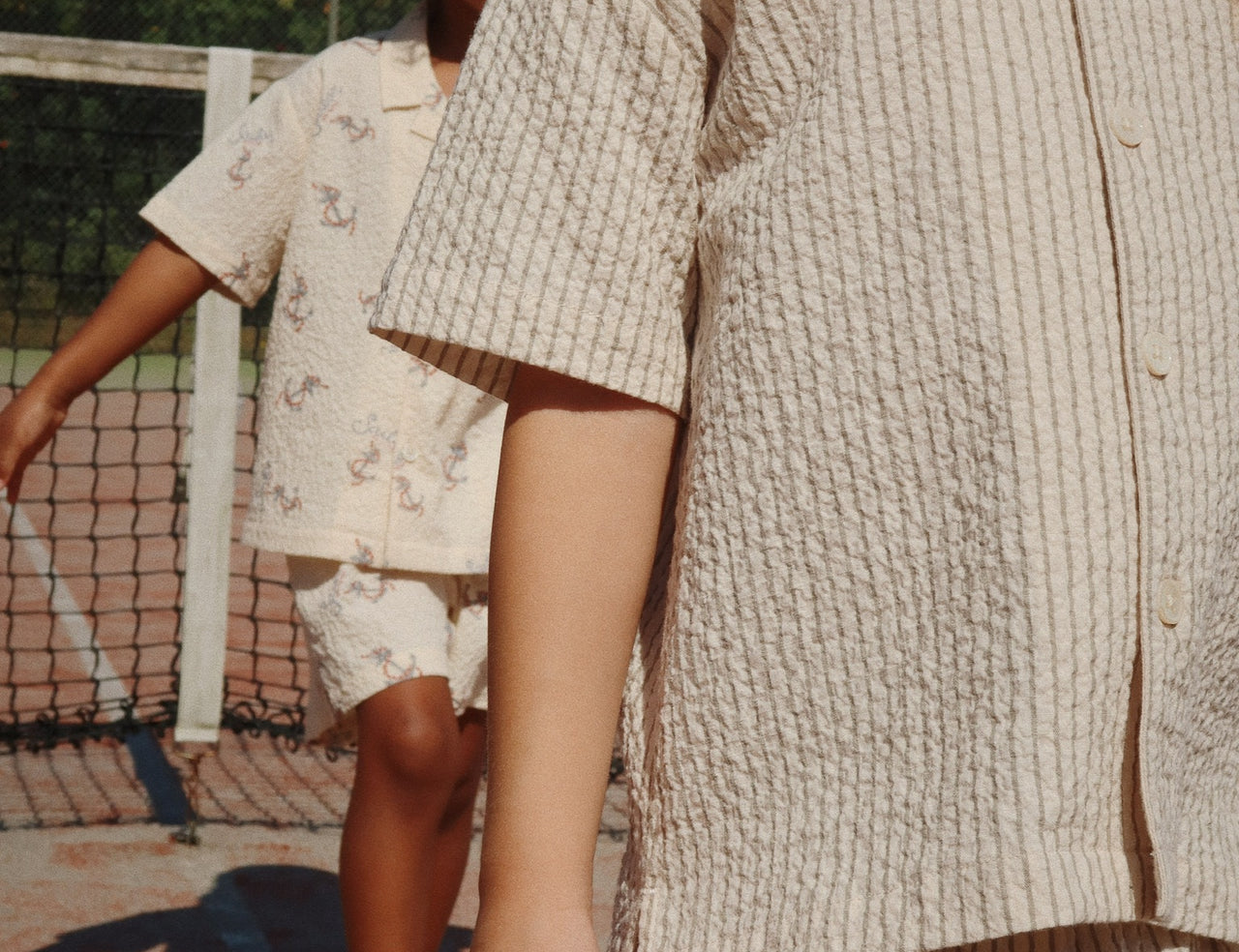Konges Sløjd A/S WOVEN SHORTS & BLOOMERS stripe bluie