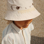 Konges Sløjd A/S Geweven Shirts Met Korte Mouwen antique white