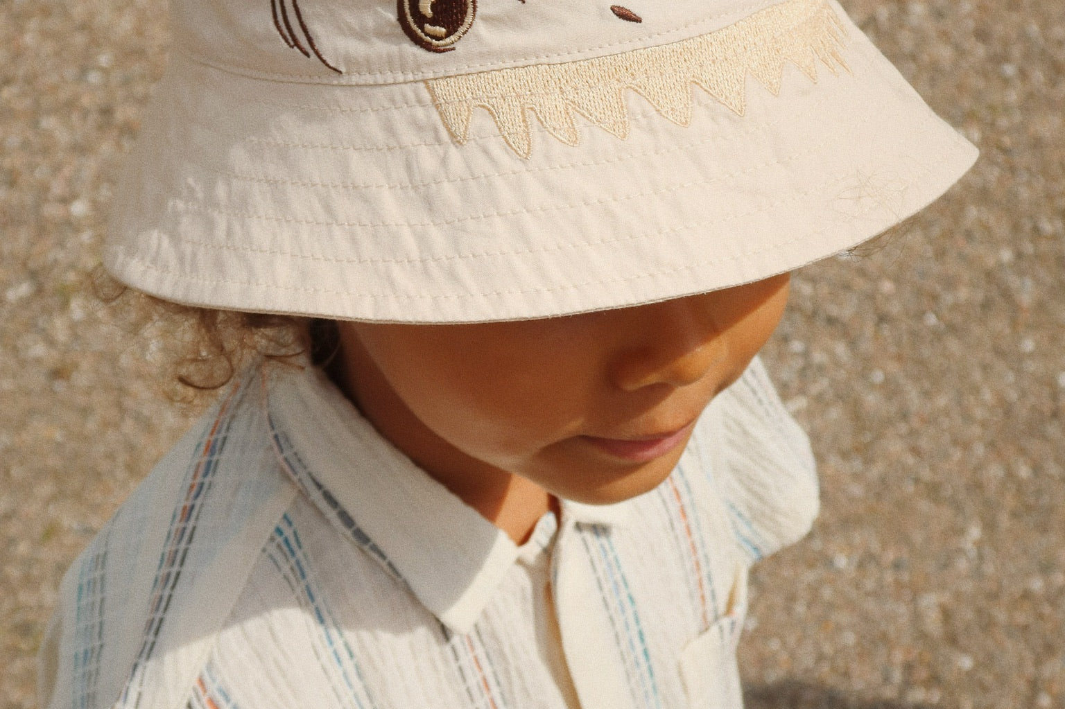 Konges Sløjd A/S WOVEN SHORT SLEEVE SHIRTS antique white