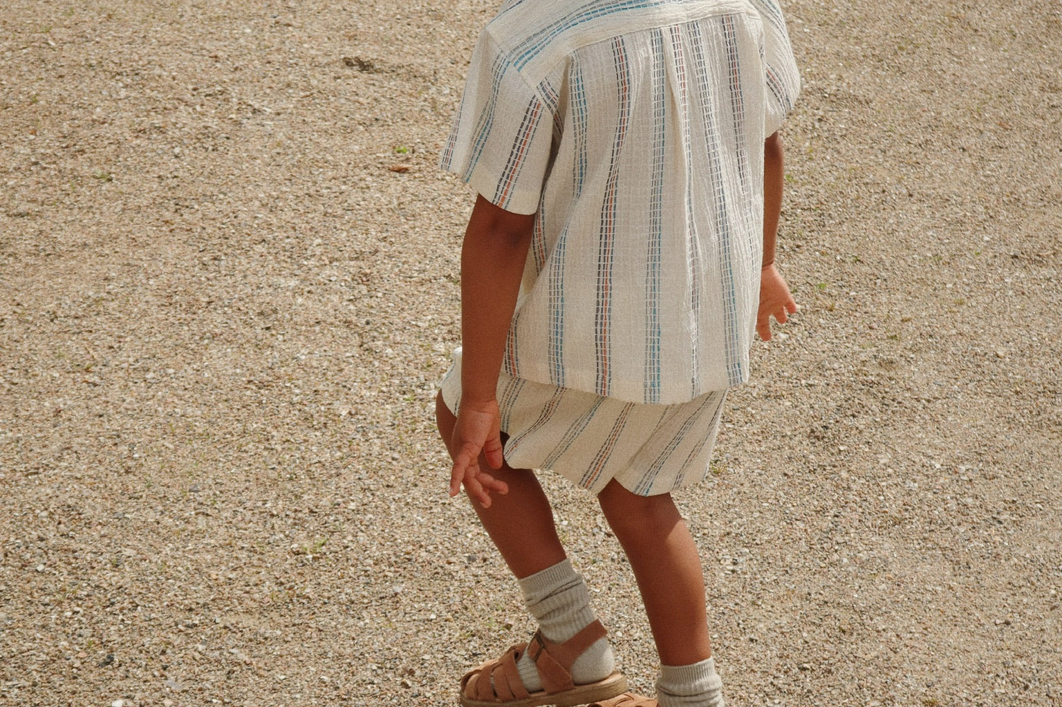 Konges Sløjd A/S WOVEN SHORT SLEEVE SHIRTS antique white