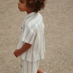 Konges Sløjd A/S WOVEN SHORT SLEEVE SHIRTS antique white