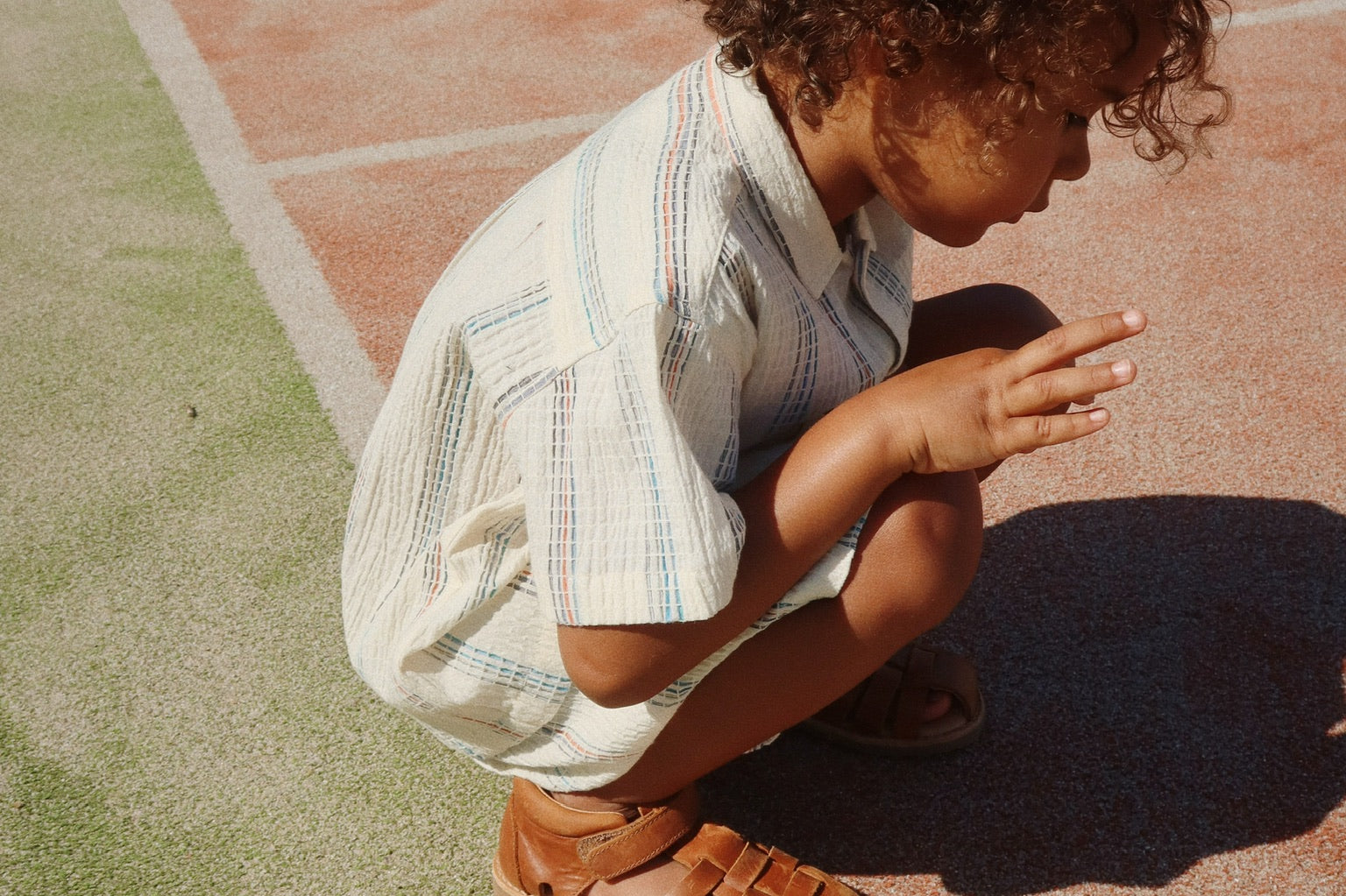 Konges Sløjd A/S WOVEN SHORT SLEEVE SHIRTS antique white