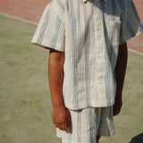 Konges Sløjd A/S WOVEN SHORT SLEEVE SHIRTS antique white