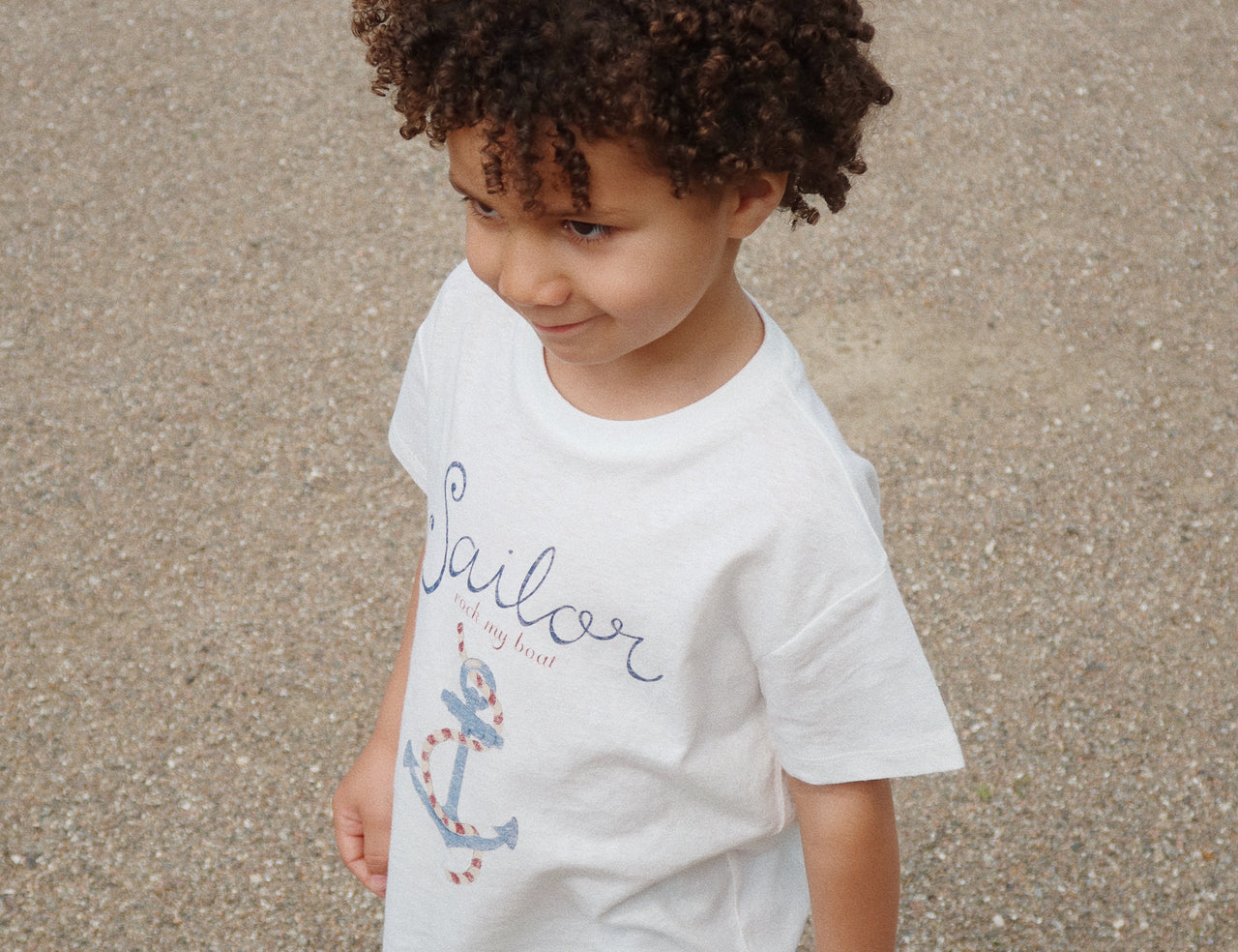 Konges Sløjd A/S JERSEY T-SHIRTS off white/sailor