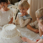 Konges Sløjd A/S WOVEN SHORT SLEEVE SHIRTS cloud stripe