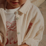 Konges Sløjd A/S Jersey T-Shirts antique white