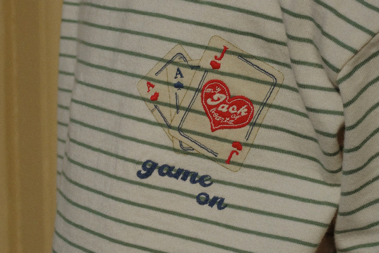 Konges Sløjd A/S Jersey T-Shirts terra stripe