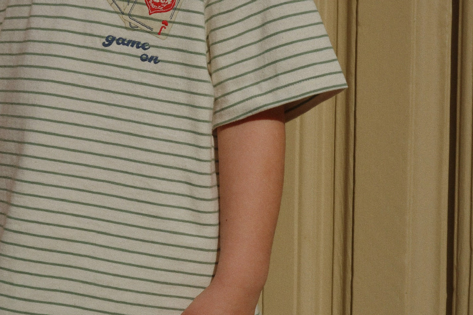 Konges Sløjd A/S Jersey T-Shirts terra stripe