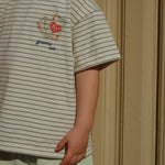 Konges Sløjd A/S Jersey T-Shirts terra stripe