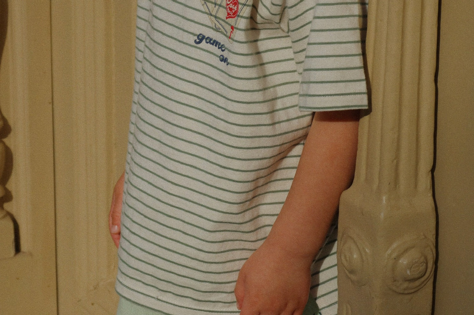 Konges Sløjd A/S Jersey T-Shirts terra stripe