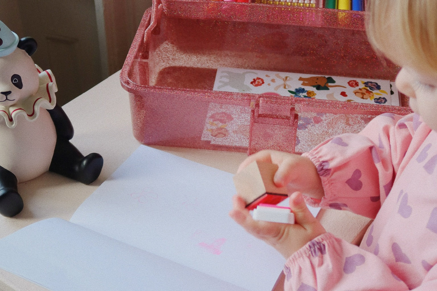Konges Sløjd A/S Creatief Spelen glitter rose