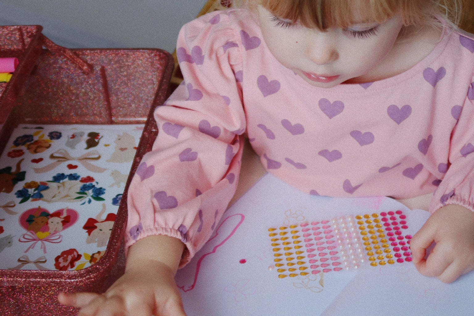 Konges Sløjd A/S Creatief Spelen glitter rose