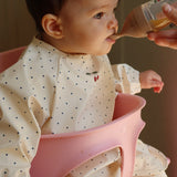 Konges Sløjd A/S DINNER BIBS navy dot/rain washed