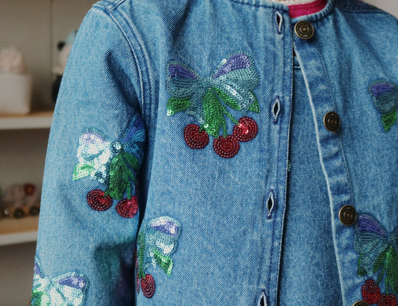 Konges Sløjd A/S WOVEN JACKETS & VESTS amarena sequin