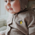 Konges Sløjd A/S KNITTED ROMPERS & ONESIES light brown
