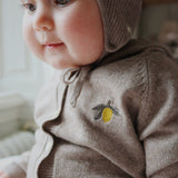 Konges Sløjd A/S KNITTED ROMPERS & ONESIES light brown