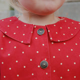 Konges Sløjd A/S Geweven Shirts strawberry dot