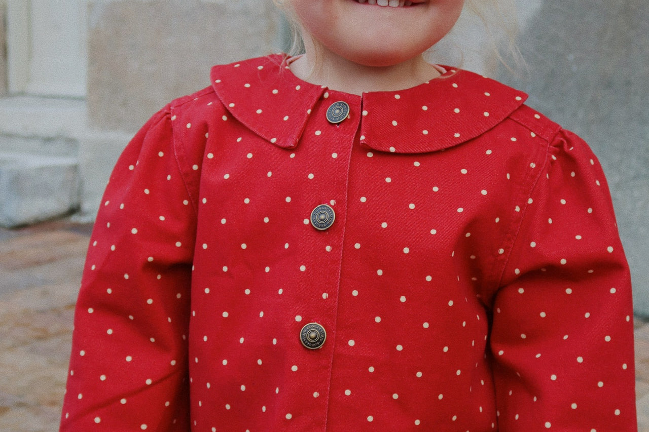 Konges Sløjd A/S WOVEN SHIRTS strawberry dot