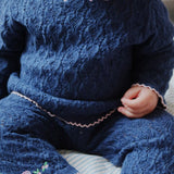 Konges Sløjd A/S KNITTED PANTS ensign blue