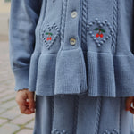 Konges Sløjd A/S Gebreide Cardigans country blue
