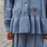 Konges Sløjd A/S Gebreide Cardigans country blue