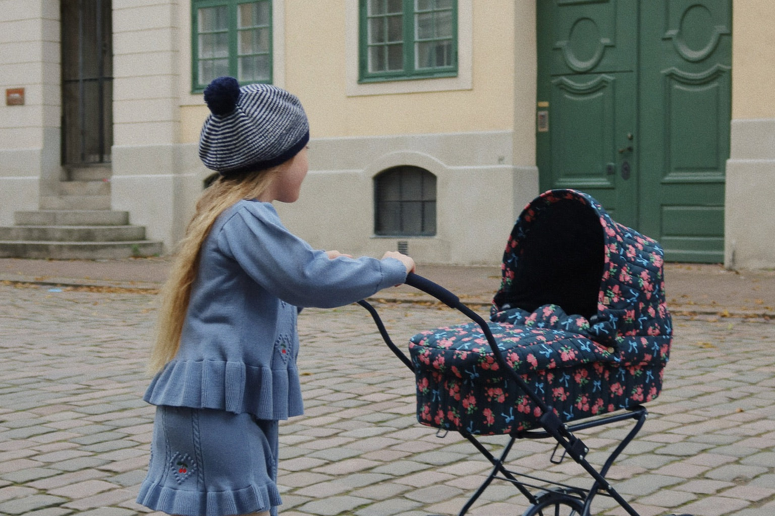 Konges Sløjd A/S KNITTED SKIRTS country blue