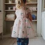 Konges Sløjd A/S WOVEN DRESSES ma grande cerise pink glitter